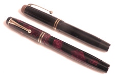 Parker 18Kt nib Duofold SPECIAL canadian burgundy pen GOOD condition