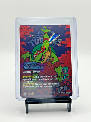 Raphael, The Muscle Universus 2025 TMNT Card #204/186 CH-R ALT Holo