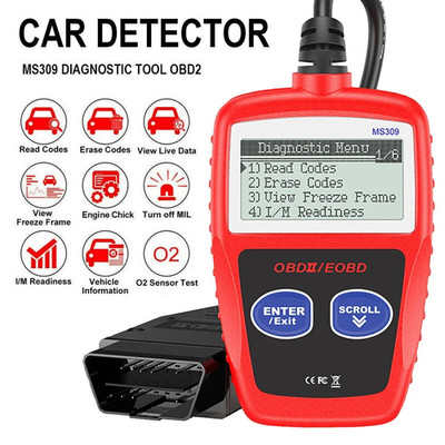 MS309 Automotive Code Reader OBD2 Scanner Diagnostic Tool Car Check Engine Fault
