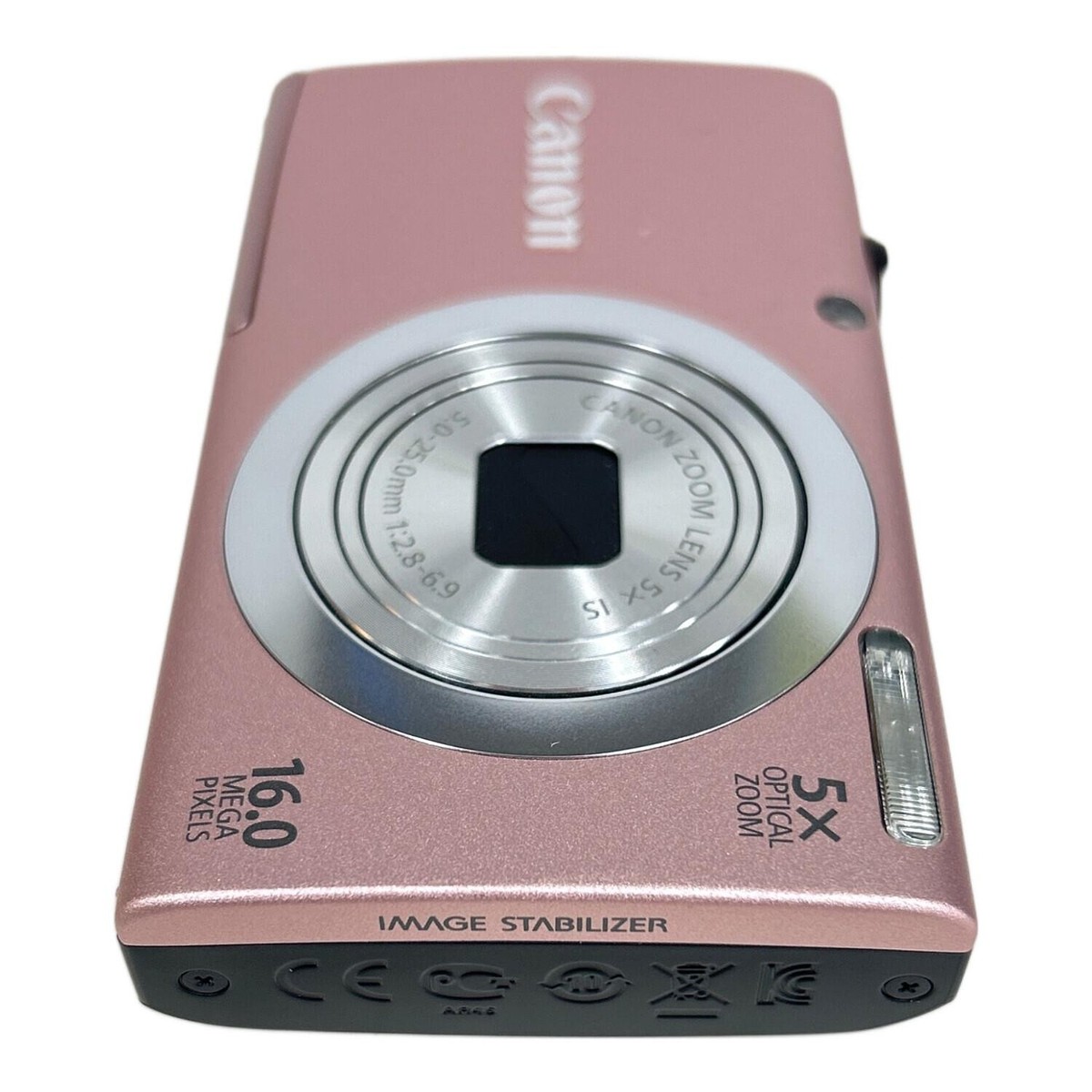 【美品】Canon デジカメ PowerShot A2400 PC1731 Canon A2400 IS PC1731 Digital Camera 16MP 5x Zoom Pink Near Mint
