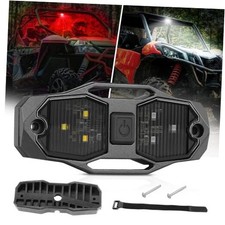 UTV Dome Light, Universal Roll Bar LED Dome Light Utility Roll Cage White/Red
