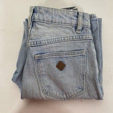 Abrand Womens Venice Straight Worn Look Jeans Size 7/25 Good Worn JM117W