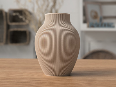 Minimalistische  Tayo Japandi Vase | Modernes Design & Wohnaccessoire