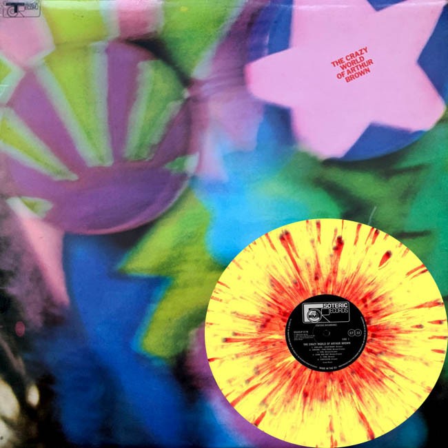 The Crazy World Of Arthur Brown Vinyl LP 2017 RSD Splatter & Poster New Rare