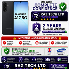 “Samsung Galaxy A17 5G 128GB Unlocked Dual SIM 2 Years Warranty” Black