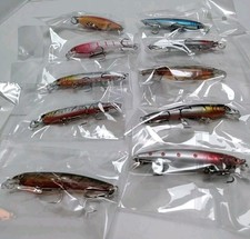 10 PCS 2 Treble Hooks Fishing Lures Crankbaits Jerk Bait Minnow Hooks  3" Long