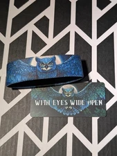 Zox Gold Stitched Strap #35 With Eyes Wide Open ~ NEW ~ Med ~ Collector's Card