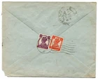 Dubai 1945 India 1½a & 2a on envelope to Bombay [125]