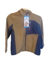 Free Country Boys Size 10/12 Hooded Wind Water Resistant Jacket W/Lining NWT