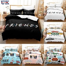Freunde 3D-Bettlageset Quilt Bett bezug Kisse...
