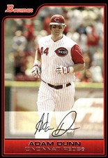 Adam Dunn 2006 Bowman #11 Cincinnati Reds MLB READ FREE SHIPPING AutographDen