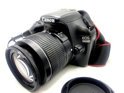 Canon EOS 1100D Digital SLR Camera (inc. 18-55 mm f/3.5-5.6 DC II Lens-Used