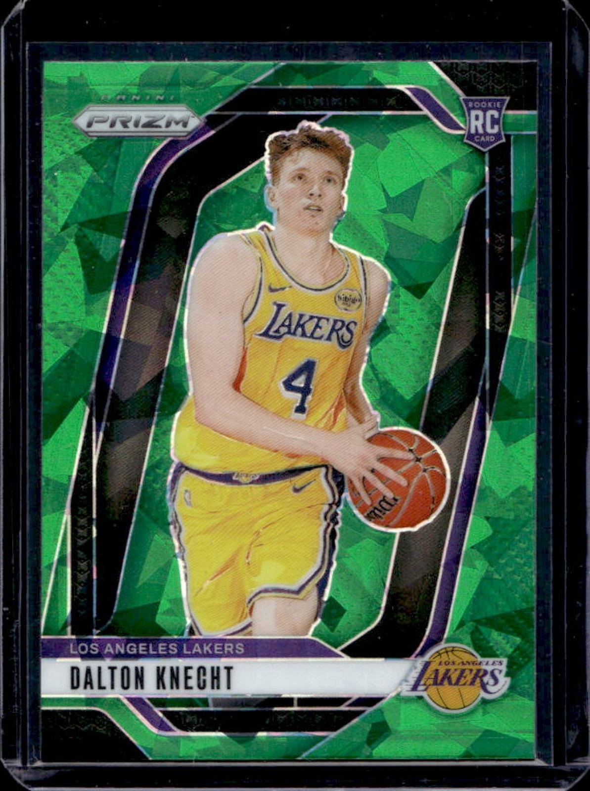 2024-25 Prizm Dalton Knecht RC Green Ice Rookie #238 Lakers