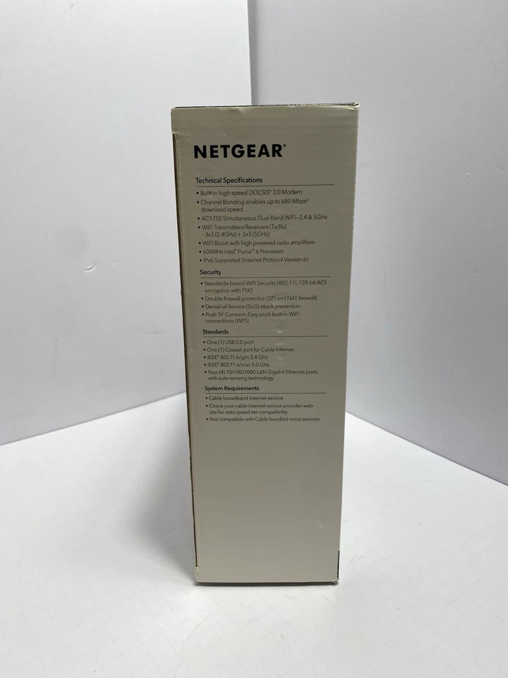 NETGEAR AC1750 680 Mbps 4 Port Gigabit Wireless AC Router NO power supply - Image 4 of 4