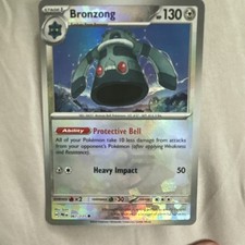 Pokémon Bronzong 067/131 SV: Prismatic Evolutions Holo Stage 1 Metal Poke Ball