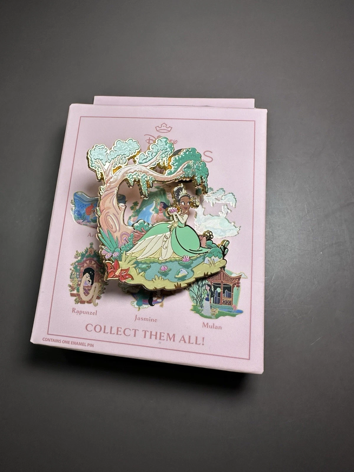 New ListingDisney Princess Scene Blind Box Enamel Pin - Tiana