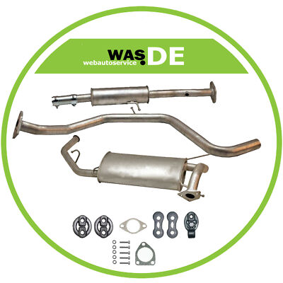 Komplette Auspuffanlage ab Kat Mitsubishi Colt V 1.3 Schalldämpfer Auspuff