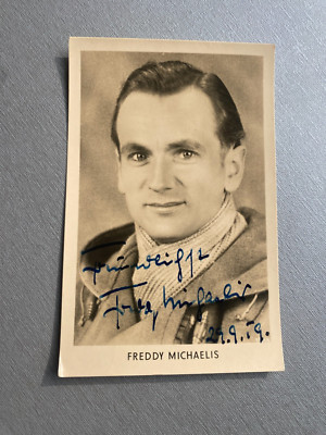 FREDDY MICHAELIS ( ) Klassik signed Autogrammkarte 9x14 Autogramm