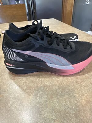 Puma Nitro Deviate Elite Women s 5.5 Black And Peach Color New Running Shoes