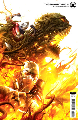 THE SWAMP THING #6 FRANCESCO MATTINA CARD STOCK VARIANT 2021 DC COMICS NM