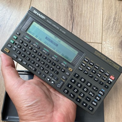 Vintage Sharp Electronic Calculator PC E500