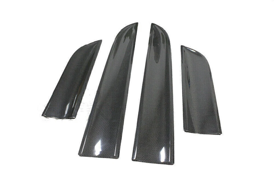 For Porsche Macan 2015-17 Carbon fiber Car Body Guard Door Moulding Cover Trim W — 第 4/4 张图片