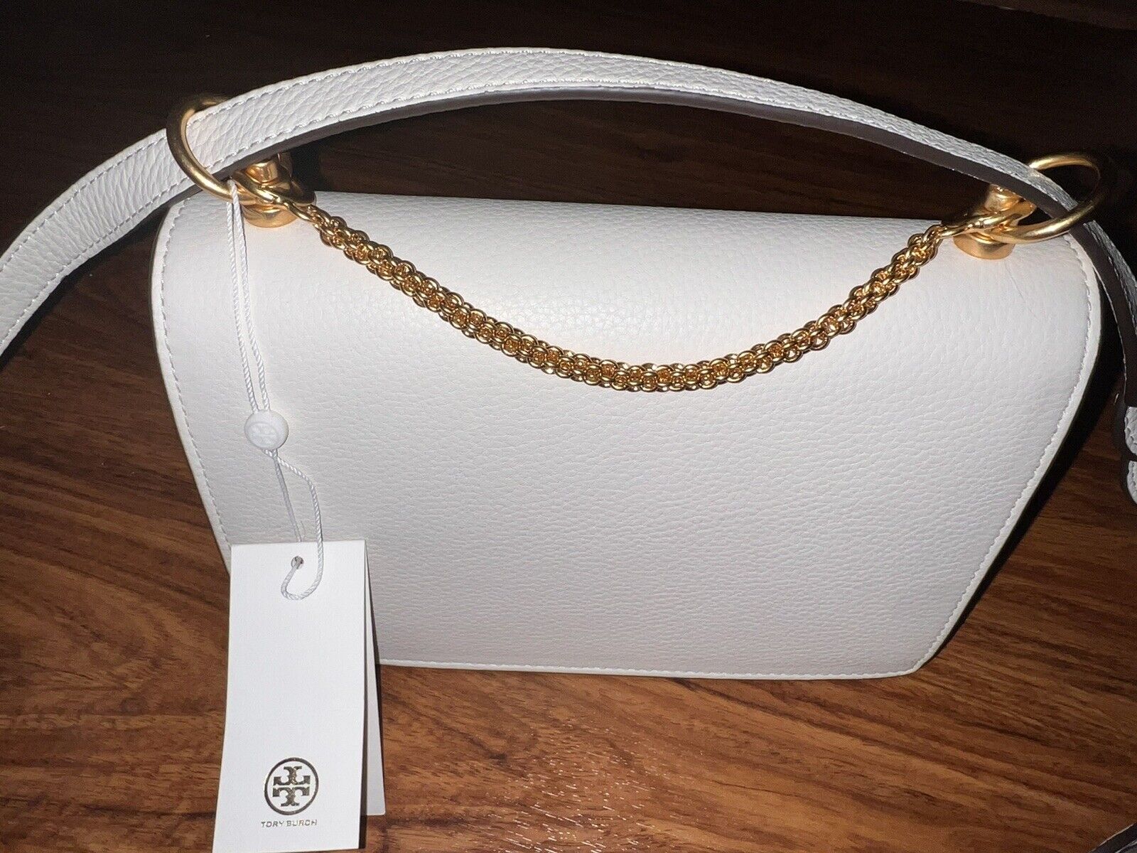 TORY BURCH MINI MILLER LEATHER BAG WITH LOGO Spring/Summer 23