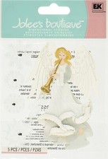 Jolee's Boutique Dimensional Stickers  Winter Angel Snowflakes