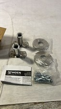 Moen 65-F-BS Donner Low-Profile Curved Shower Rod Flange Kit - Brushed Stainless