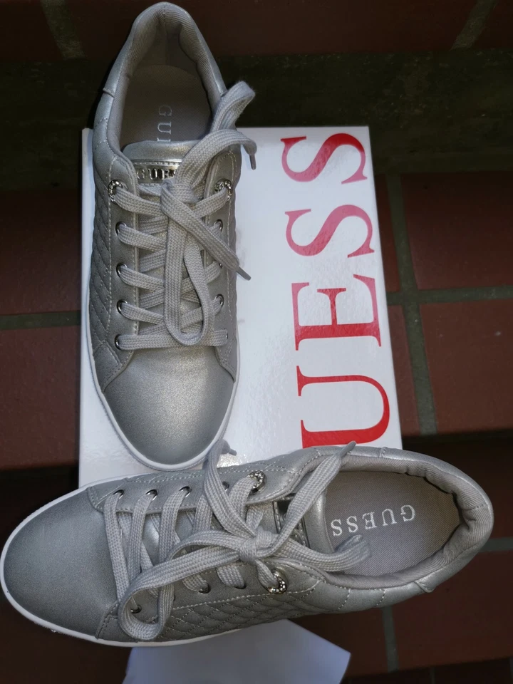 SNEAKER DONNA GUESS SILVER NUOVE - Immagine 4 di 4