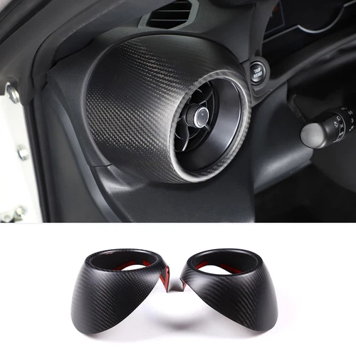 Juego de cubiertas de tablero interior de fibra de carbono real mate para GR86 BRZ 2022-2025 - Imagen 8 de 44