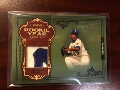 2004 DONRUSS TIMELESS TREASURES ROOKIE YEAR JERSEY PATCH #20 PEDRO MARTINEZ #/10