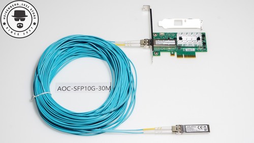 MCX311A-XCAT MELLANOX CX3-Pro PCIe3.0 SFP+ NIC MFM1T02A-SR AOC 1-30M NAS RDMA - Picture 12 of 29
