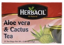 Te De Sabila Y Nopal 25 Tea Bags Aloe Vera Cactus Tea