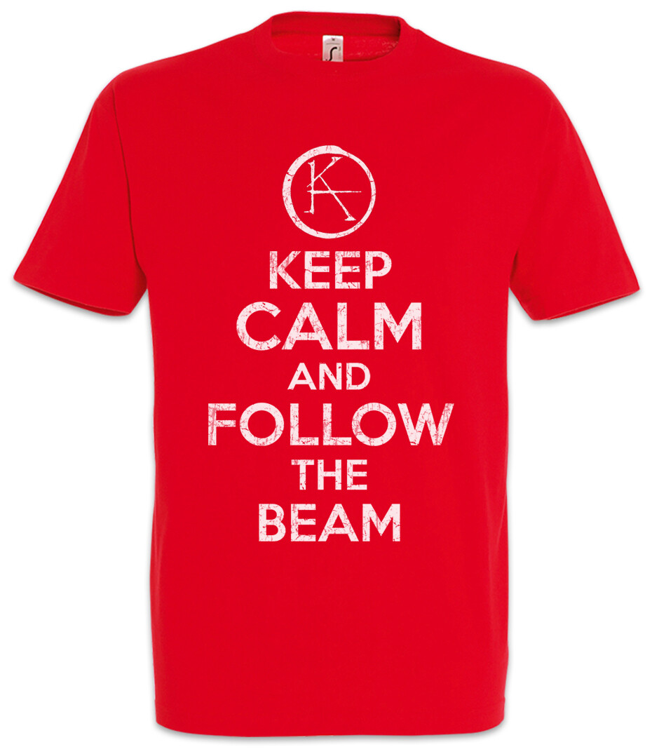 ALTRA Keep Calm And Follow The Beam Maglietta Uomo L'Oscuro The Dark Tower Insignia