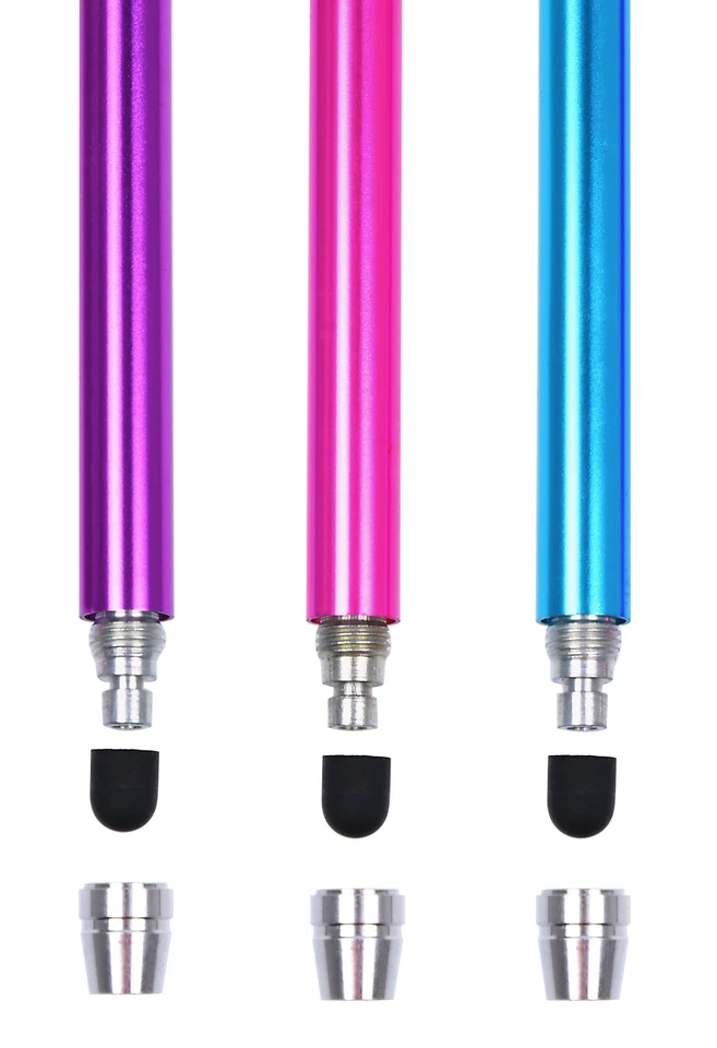 Set of 3 Extra Long Thin-Tip High Precision Capacitive Stylus Pens For Touch ... - Image 3 of 4