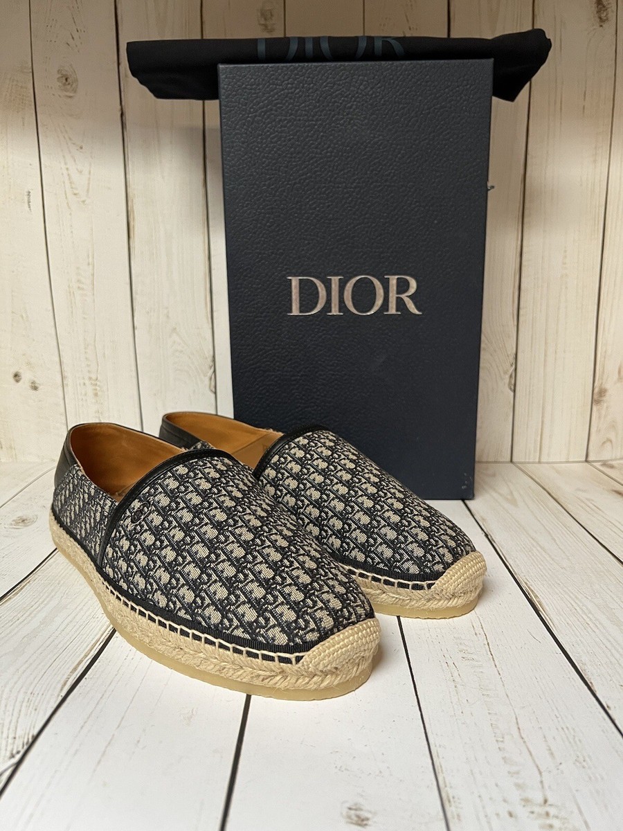 Dior|PEDORAS (44NDM924G153 086) Christian Dior Oblique Monogram Paradise Espadrille Beige