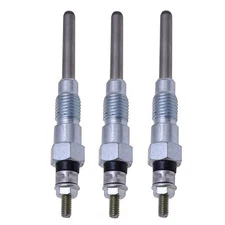 3X Glow Plugs 19077-65510 For Kubota V2203 V2003 D1803 D1703 D1503 D1403