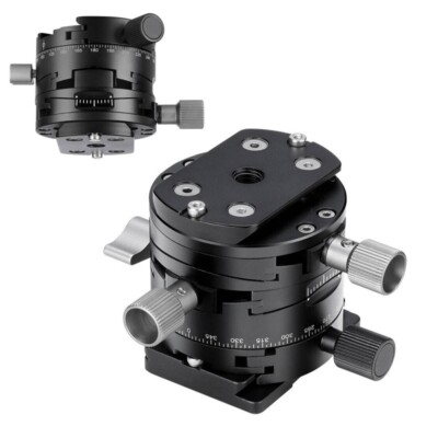 Leofoto G2 GEAR HEAD 3 In 1 Panoramic Geared Ball head Tripod Head Black