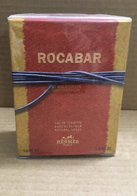 Rocabar By Hermes For Men 1.7 Oz Edt Spray NIB Sealed Old Formula Authentic.