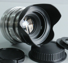 HELIOS-44M Silver 2/58 mm Soviet SLR Lens M42 adapter CANON EF