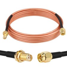 Sma Cable 10ft Sma Male To Sma Female Bulkhead Rg316 Sma Extension Cable For 4g