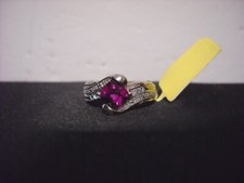New Marked 925 Silver Ring, Gemstones, Pink Gem, Women's Size 6.25, 830287