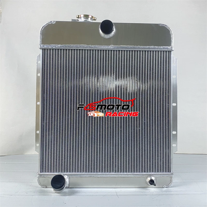 Radiador de aluminio para 1949-1956 1955 1954 Cadillac Series años 60, 61, 62, 75 manual Foto 2 de 4