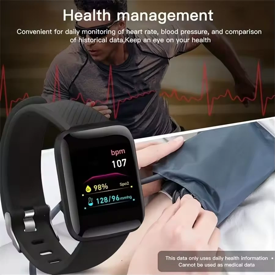 Smart Watch For Men and Women Message Remind, Music Control, Sport features.  - Image 2 of 4