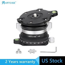 Tripod Leveling Base Tripod Head Adjusting Plate Camera Panoramic Panning Base