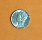 1942- Mercury Dime #P06346