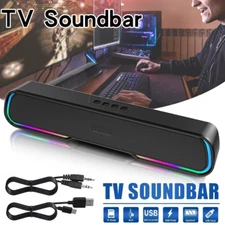 Bluetooth Wireless BT Sound Bar Speaker System Subwoofer TV Home Theate Soundbar