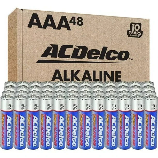 ACDelco Super Alkaline AAA Batteries, 48-Count-image