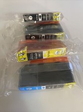 CLI-226 Ink Cartridges- 1 Yellow 2 Black 1 Cyan Canon Pixma zah